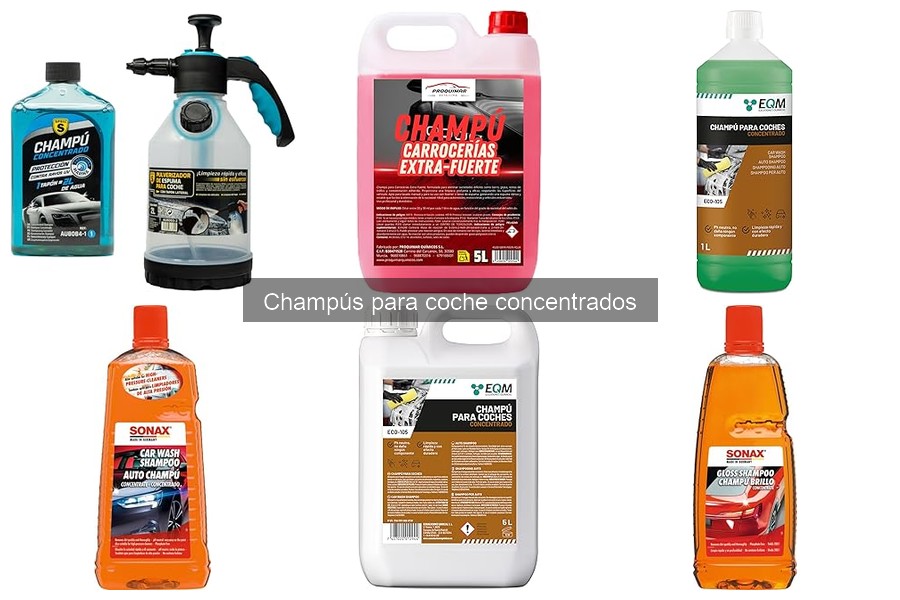 Mejores champús concentrados para coches oscuros
