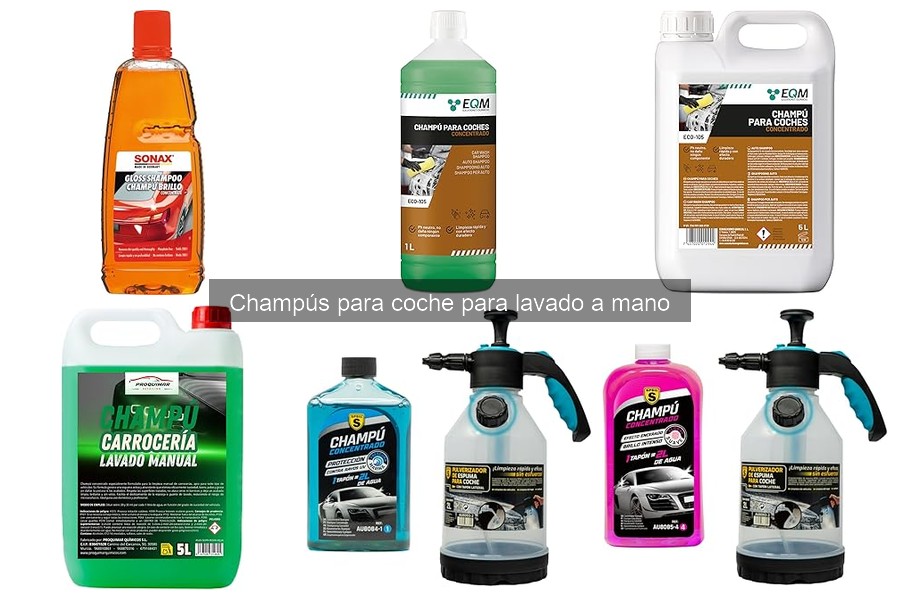 Mejores champús para coche en 2023 para lavado a mano