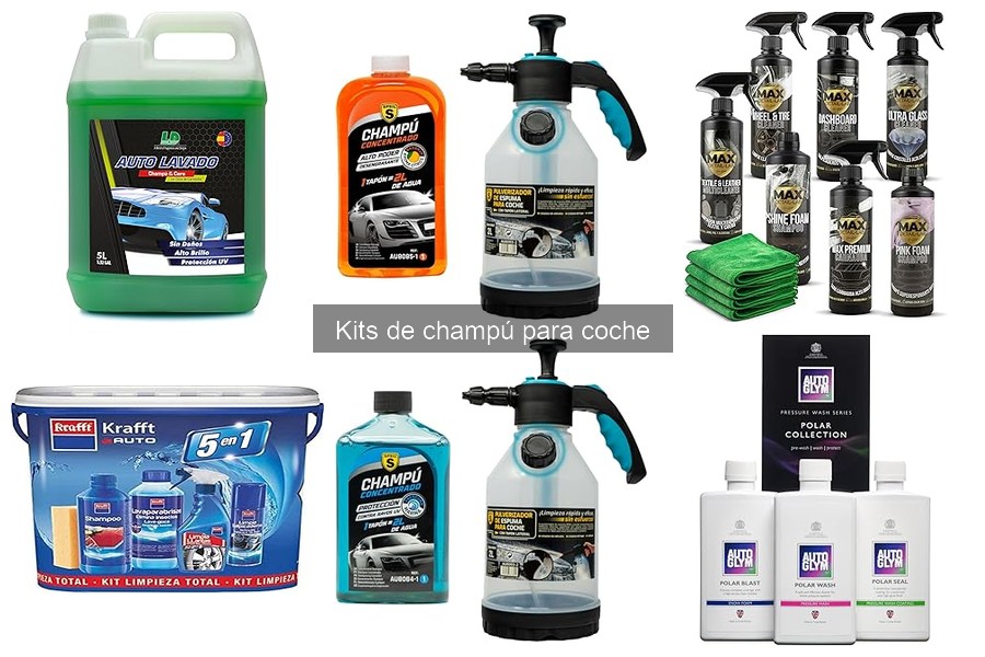 Mejores kits de champú para coche en 2023: comparativa