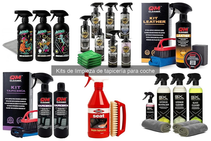 Mejores kits de limpieza de tapicería para coche en 2023
