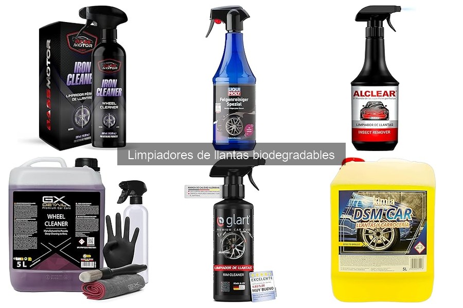 Mejores limpiadores de llantas biodegradables para coches