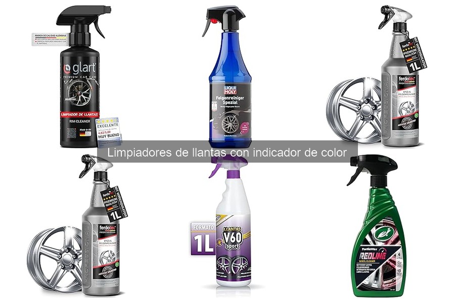 Mejores limpiadores de llantas con indicador de color