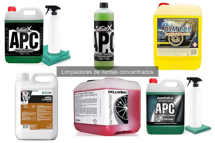 Mejores limpiadores de llantas concentrados para coches de lujo