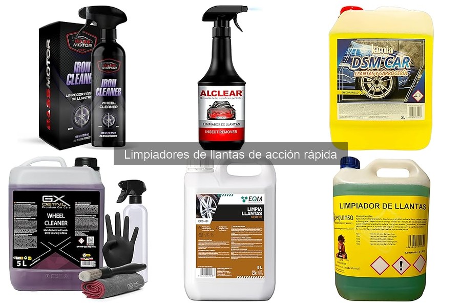 Mejores limpiadores de llantas de acción rápida para coches deportivos