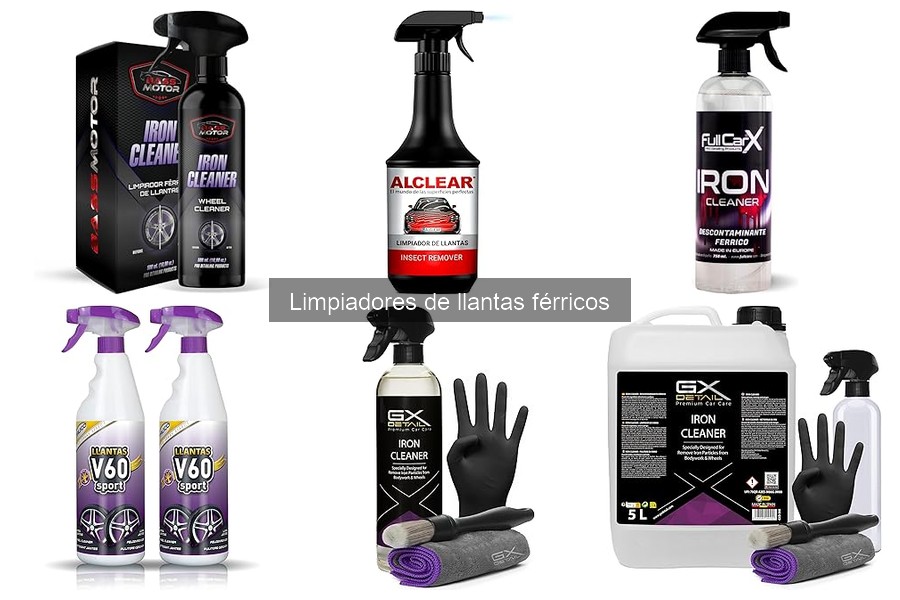 Mejores limpiadores de llantas férricos para coches antiguos