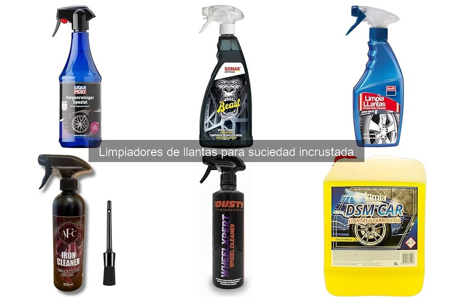 Mejores limpiadores de llantas para suciedad incrustada