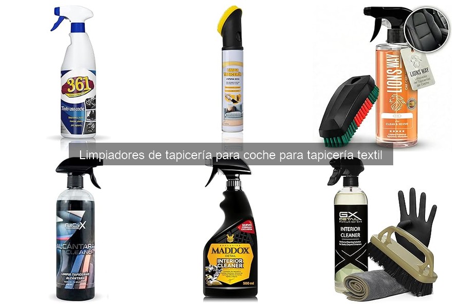 Mejores limpiadores de tapicería para coche en 2023