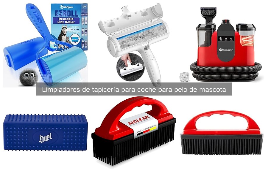 Mejores limpiadores de tapicería para coche para pelo de mascotas