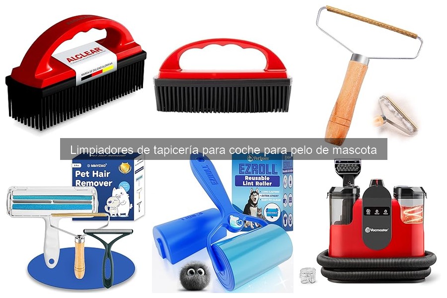 Mejores limpiadores de tapicería para coches con mascotas