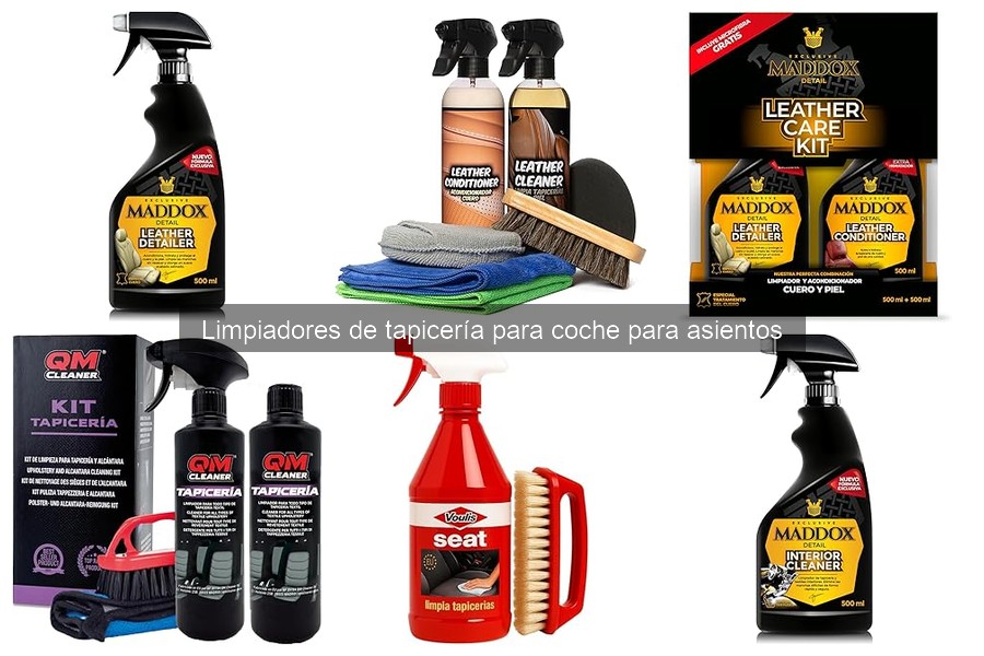 Mejores limpiadores de tapicería para coches en 2023