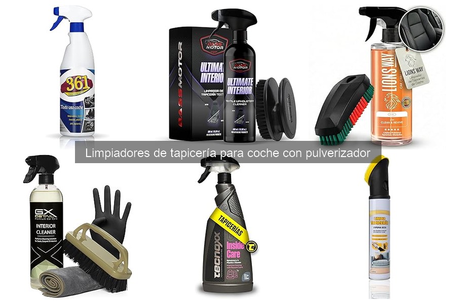 Mejores limpiadores de tapicería para coches familiares