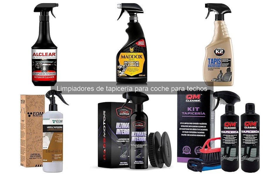 Mejores limpiadores de tapicería para coches: ¡compara!