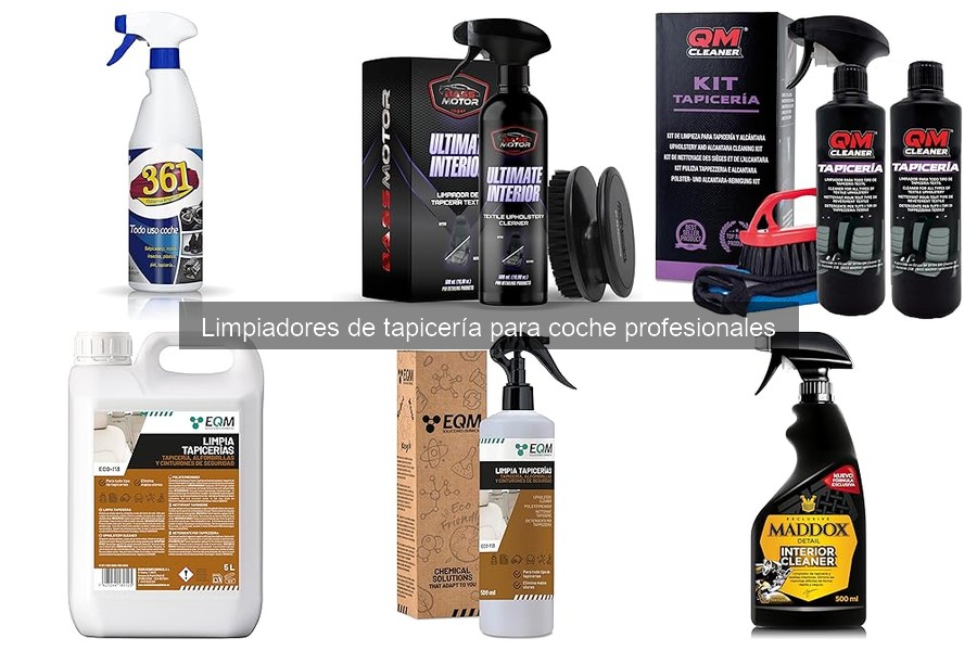Mejores limpiadores de tapicería para coches: Opiniones de usuarios