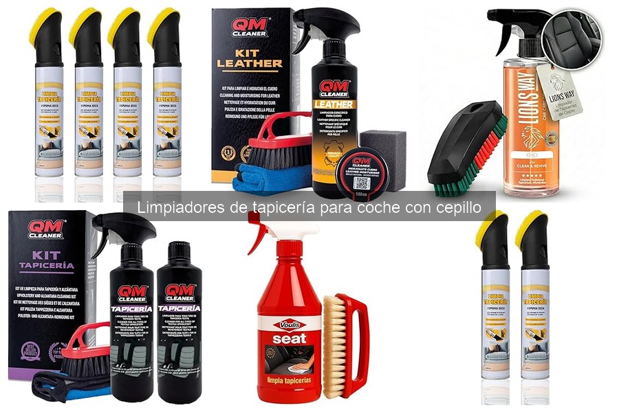 Mejores limpiadores de tapicería para coches
