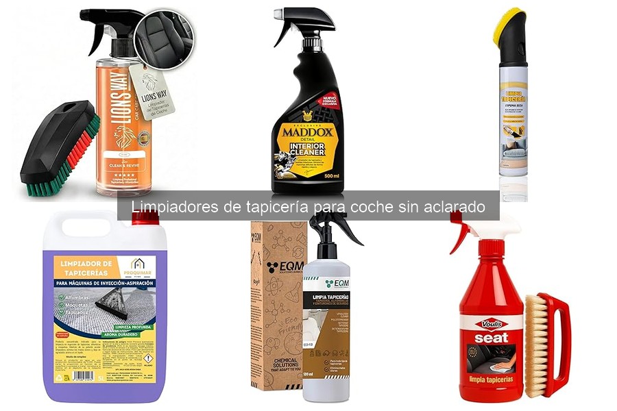 Mejores limpiadores de tapicería sin aclarado para mascotas