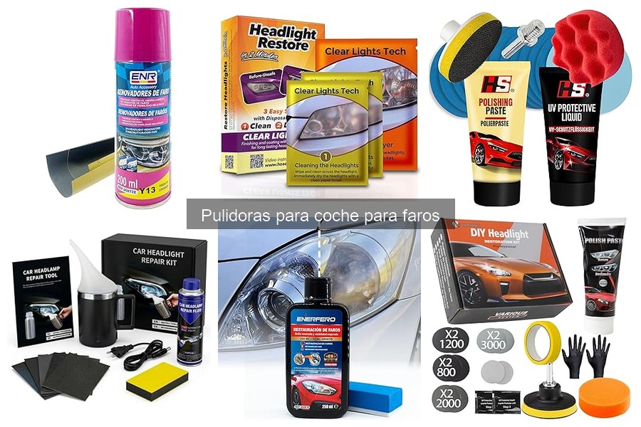 Mejores lugares para comprar pulidoras de faros de coche