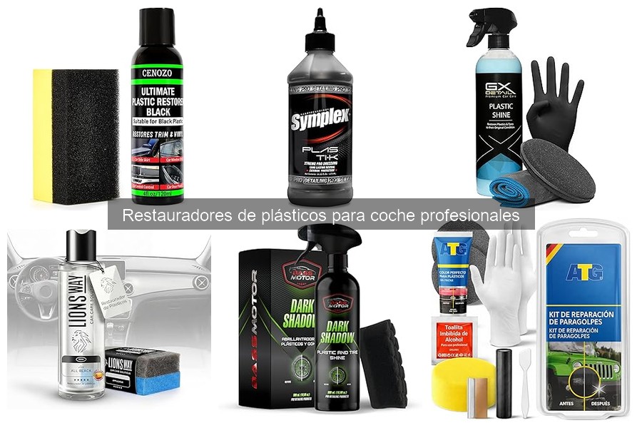 Mejores lugares para comprar restauradores de plásticos para coches
