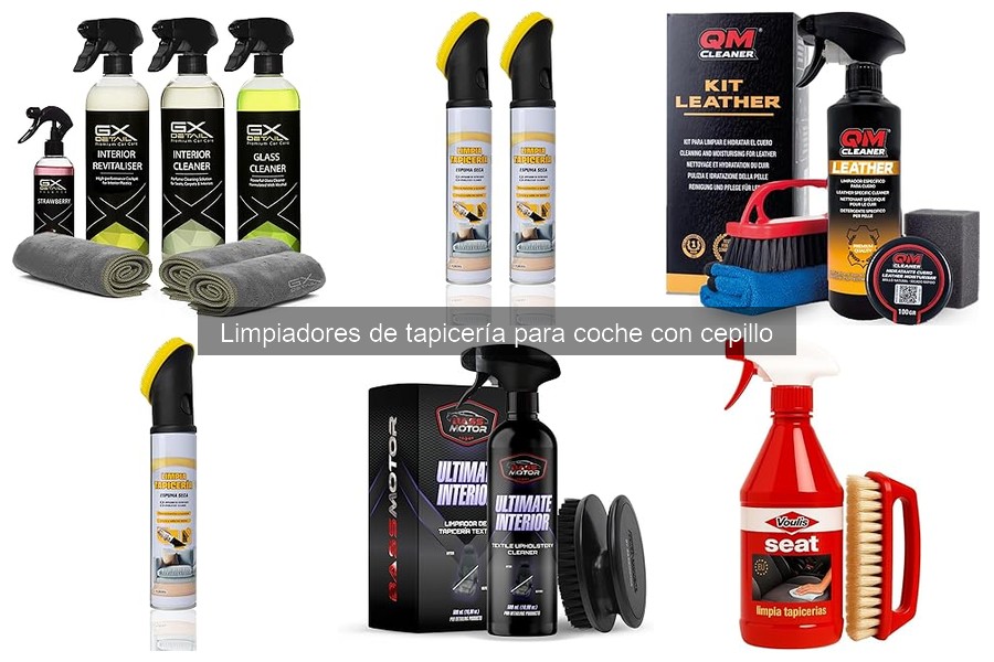 Mejores marcas de limpiadores de tapicería para coche