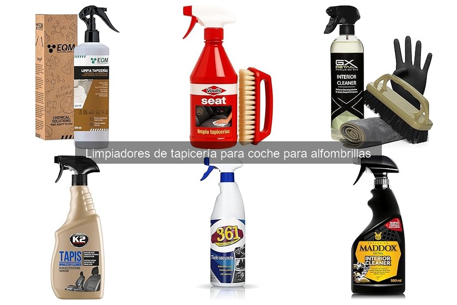 Mejores marcas de limpiadores de tapicería para coches 2023