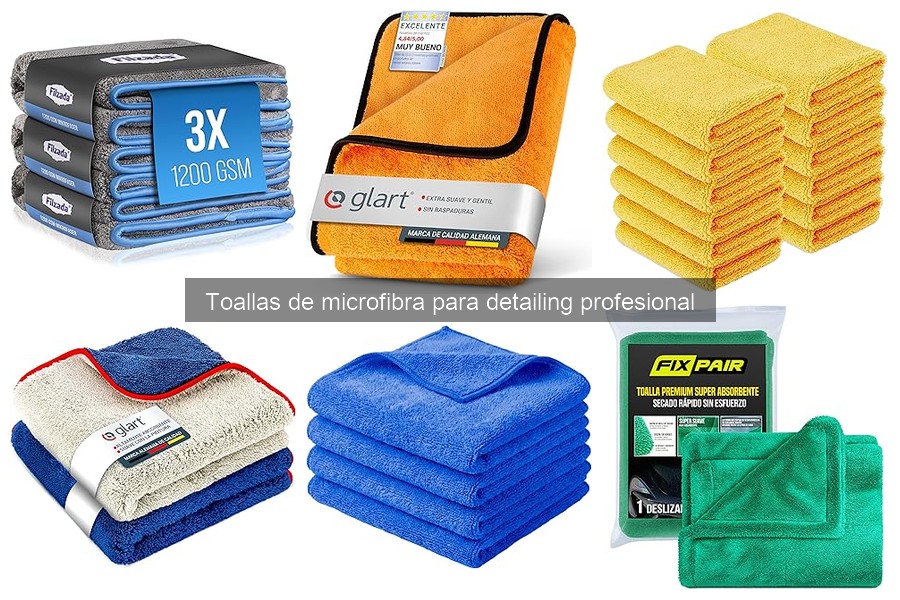 Mejores marcas de toallas de microfibra para detailing