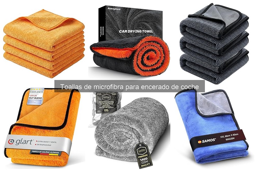 Mejores marcas de toallas de microfibra para encerado de coche