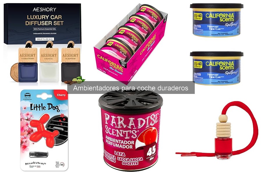 Mejores Ofertas de Ambientadores Duraderos para Coche