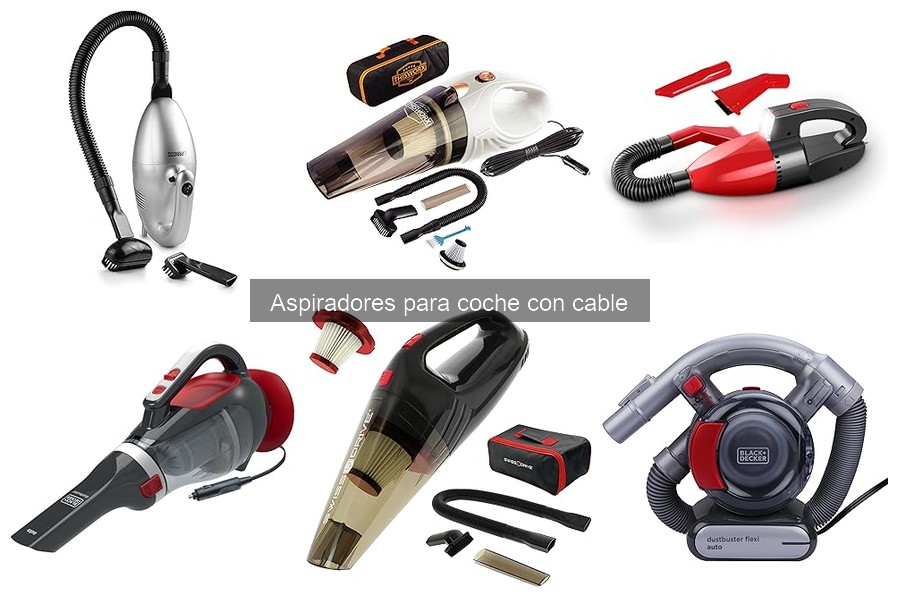 Mejores Ofertas en Aspiradores para Coche con Cable