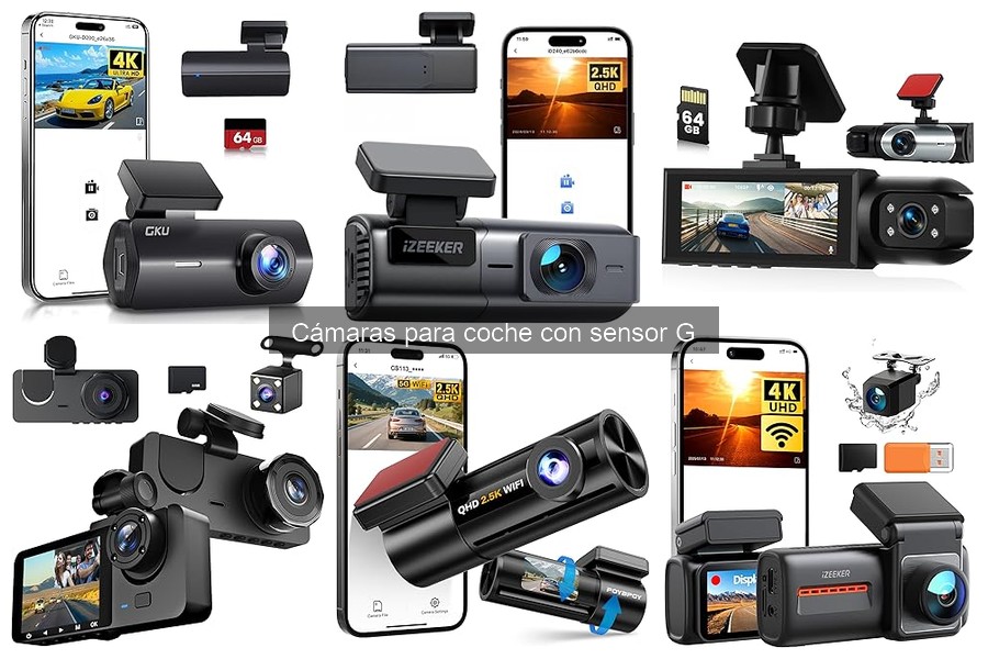 Mejores Ofertas en Cámaras para Coche con Sensor G