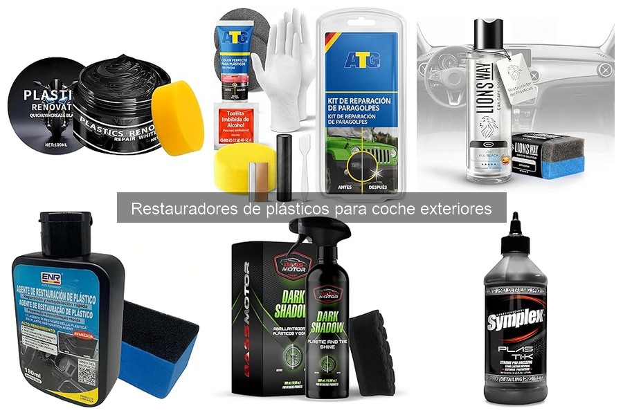 Mejores ofertas en restauradores de plásticos para coche