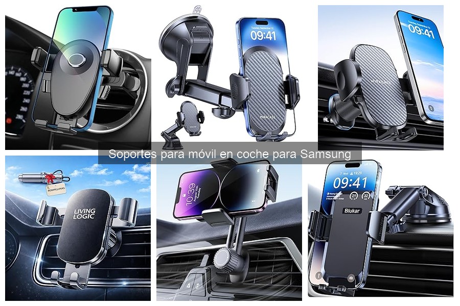 Mejores ofertas en soportes para móvil en coche para Samsung