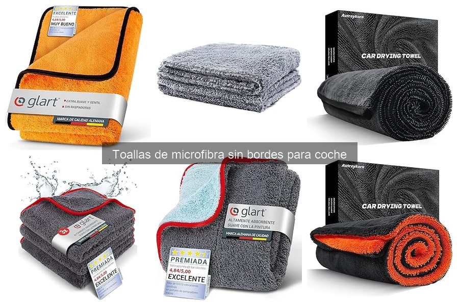 Mejores Ofertas en Toallas de Microfibra sin Bordes para Coche