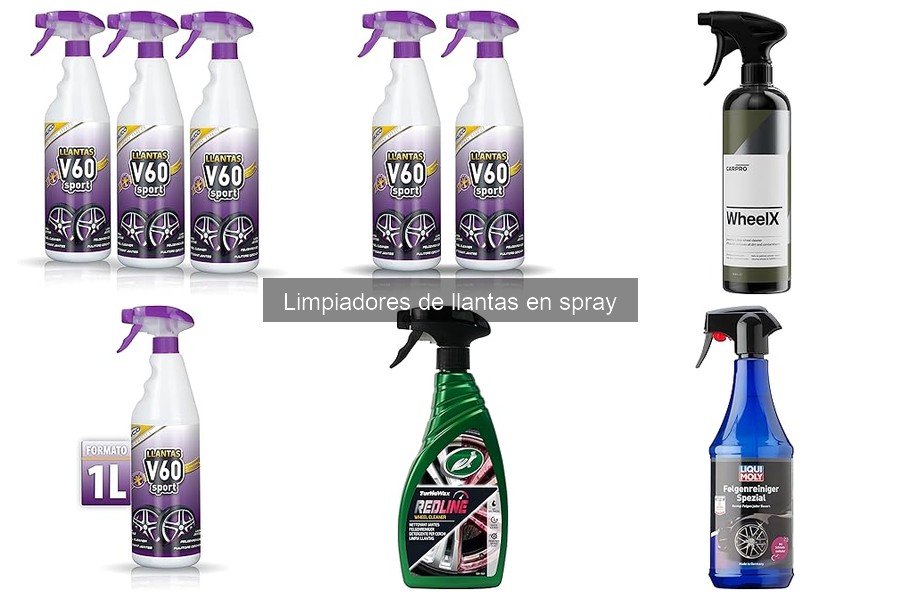 Mejores ofertas y precios de limpiadores de llantas en spray