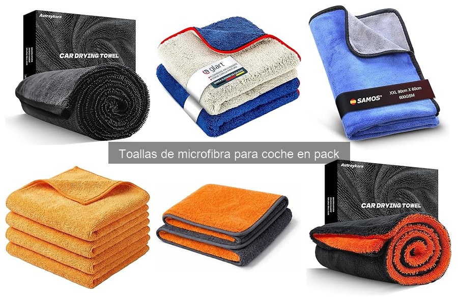 Mejores packs de toallas de microfibra para coche