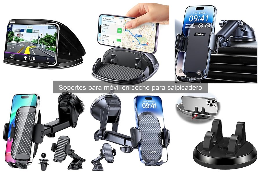 Mejores precios en soportes para móvil en coche 2023