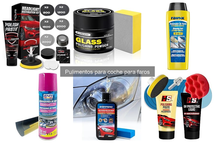 Mejores precios y ofertas para pulimentos de faros de coche