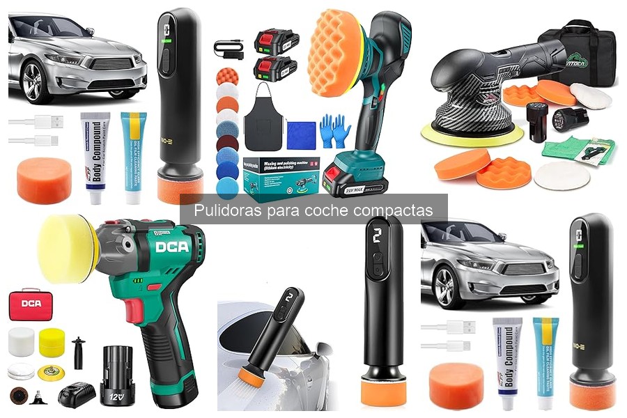 Mejores pulidoras compactas para coche: Top 2023
