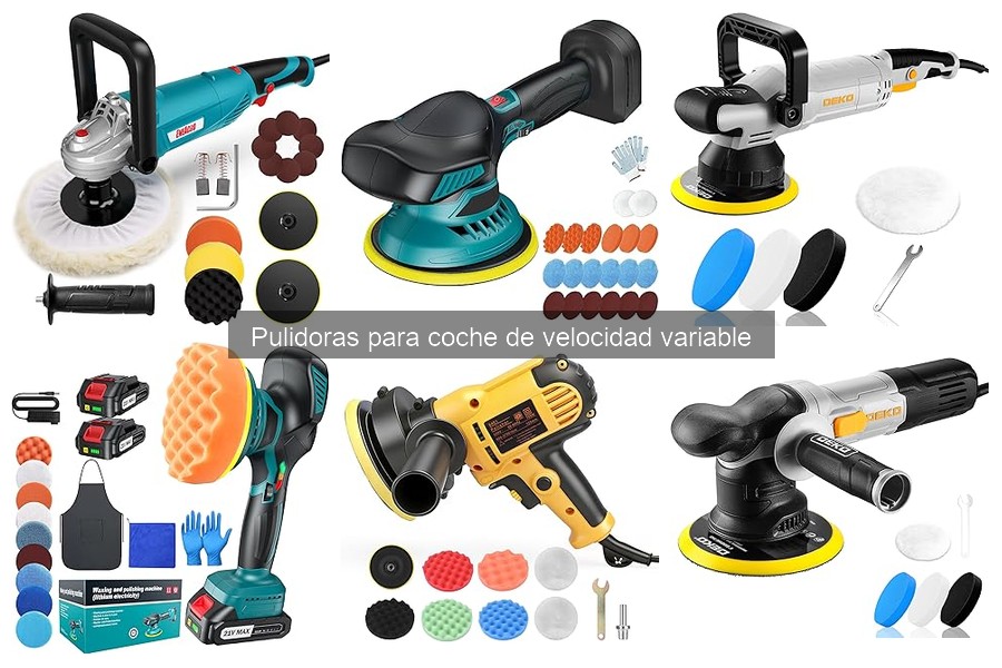 Mejores pulidoras de velocidad variable para principiantes