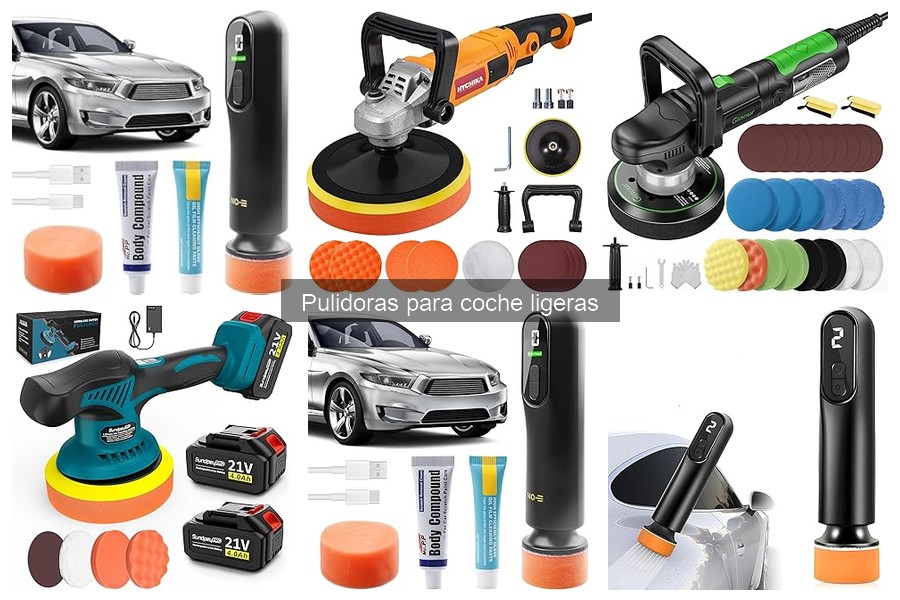 Mejores pulidoras ligeras para principiantes en detailing