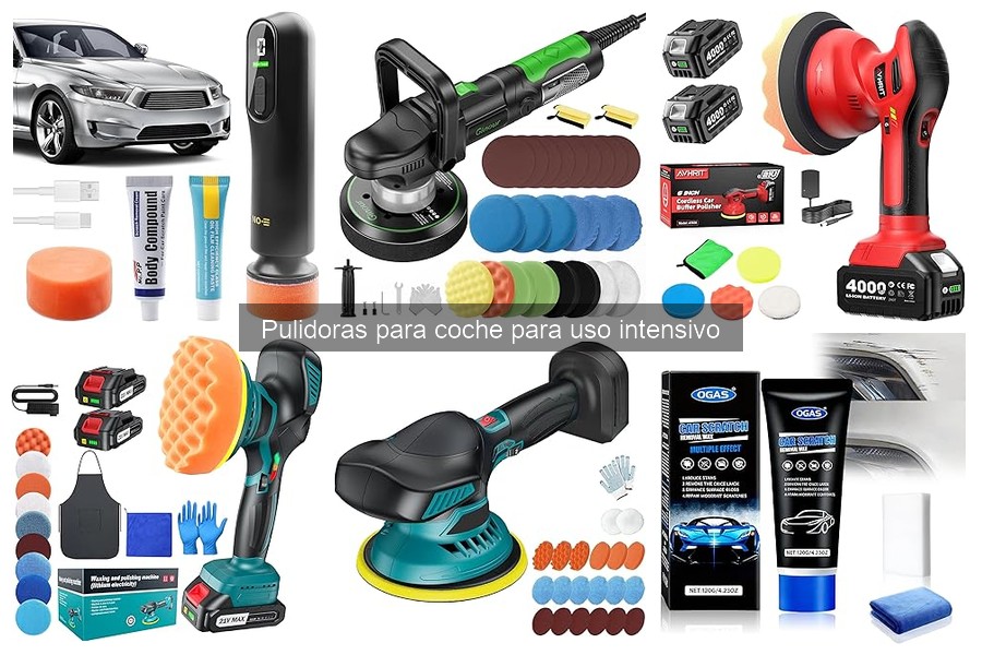 Mejores pulidoras para coche intensivo en 2023