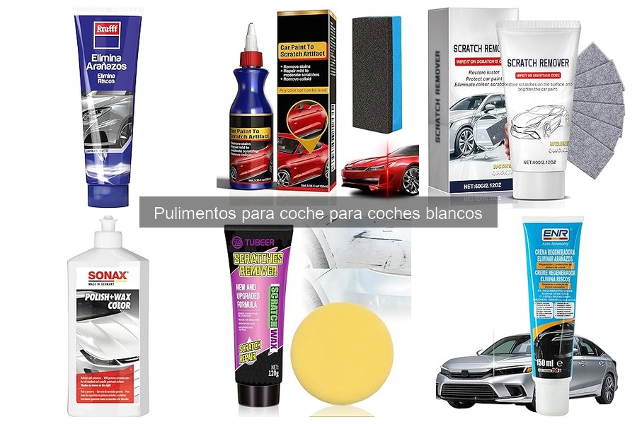 Mejores pulimentos para coches blancos: comparativa 2023