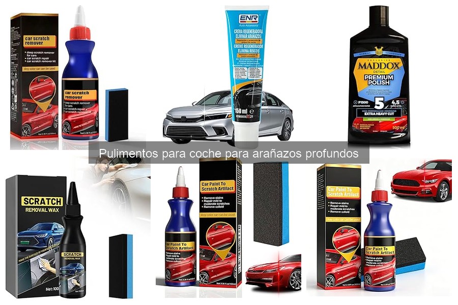 Mejores pulimentos para coches con arañazos profundos