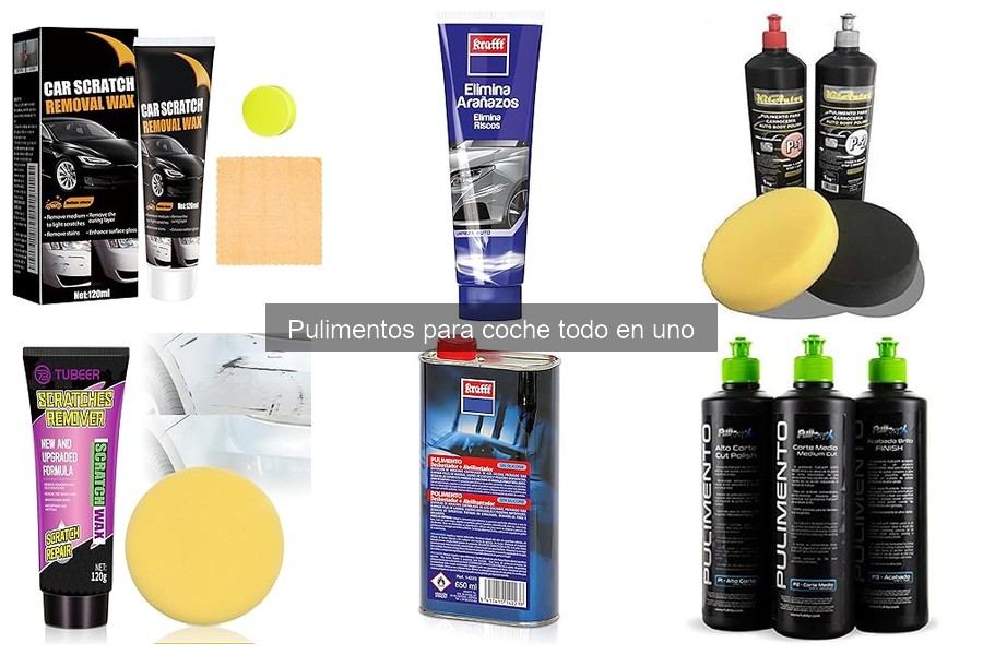 Mejores pulimentos todo en uno para coches negros