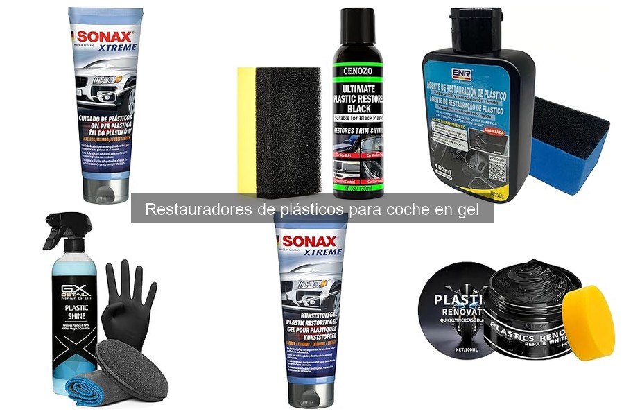 Mejores restauradores de plásticos en gel para coches