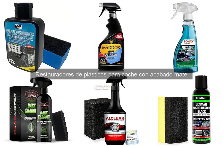 Mejores restauradores de plásticos para acabado mate en coches