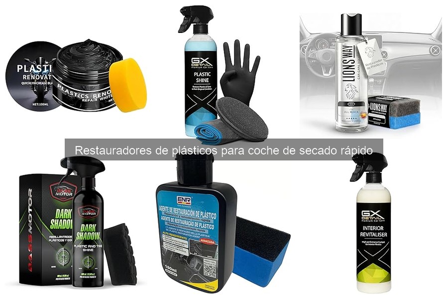 Mejores restauradores de plásticos para coche de secado rápido 2023