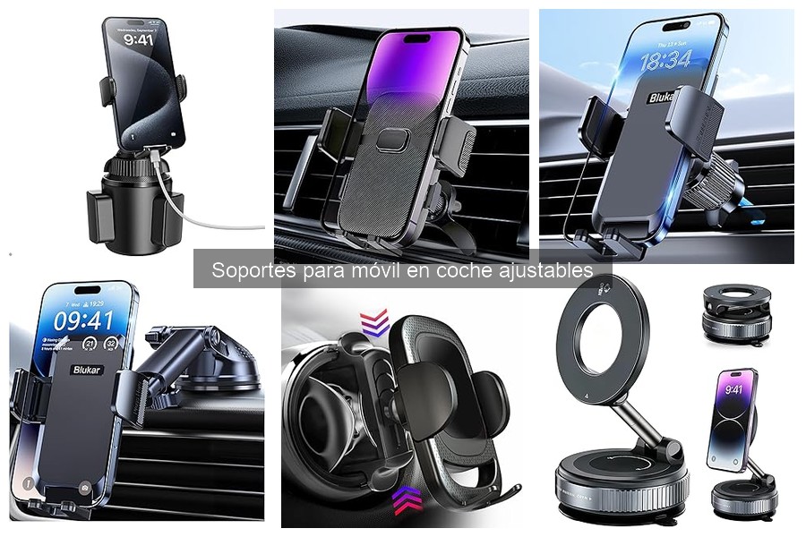 Mejores soportes para móvil en coche a buen precio