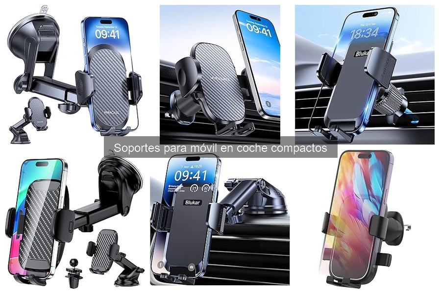 Mejores Soportes para Móvil en Coche Compacto para Viajes Largos