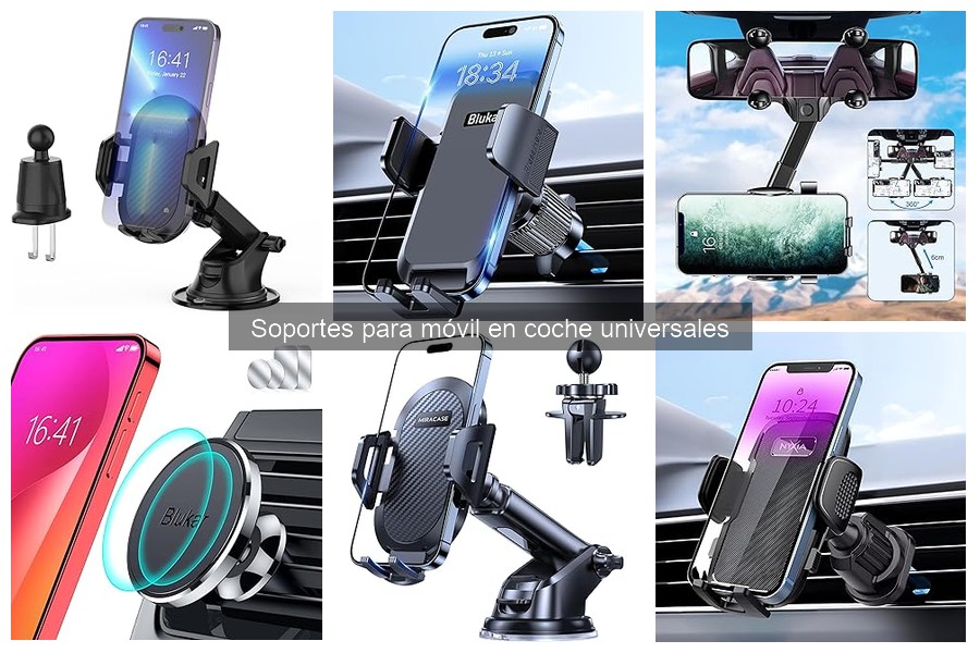 Mejores soportes para móviles en coche 2023: Comparativa