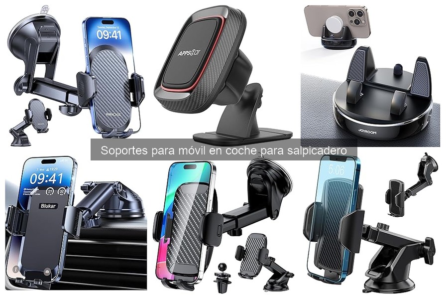 ** Mejores soportes para smartphone en coche para viajes largos