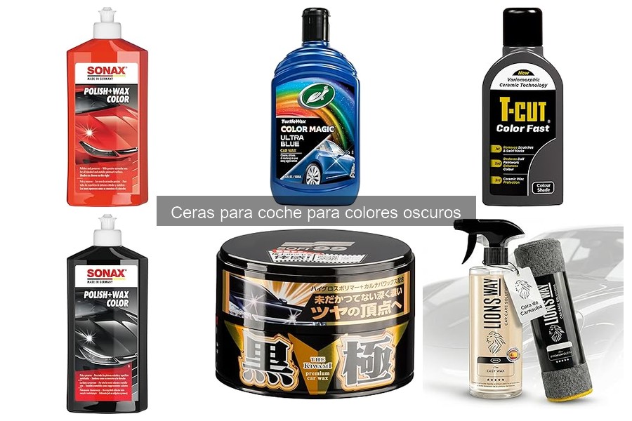 Mejores tiendas para comprar ceras para coches oscuros